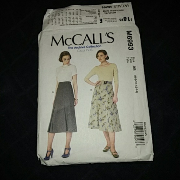 Accessories - Mccall's 6993 Sewing Pattern Archive Collect Accessories - Mccall's 6993 Sewing Pattern Archive Collect